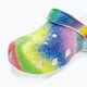 Crocs Classic Spray Dye weiß/multi Kinder-Flip-Flops 8