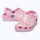 Crocs Classic Glitter Clog flamingo Kinder-Flip-Flops 11