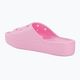 Slides Schlappen  Damen Crocs Classic Platform flamingo 3