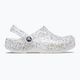 Crocs Classic Starry Glitter weiß Kinder-Flip-Flops 10