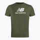 New Balance Essentials Stacked Logo Co Herren Trainingsshirt grün NBMT31541DON 5