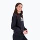 Damen Training Sweatshirt New Balance Essentials Stacked Logo French Terry Hoodie schwarz NBWT31533 6