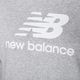 Damen Training Sweatshirt New Balance Essentials Stacked Logo French Terry Hoodie grau NBWT31533 7