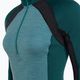 Frauen Smartwool Merino Baselayer 1/2 Zip Boxed thermische Sweatshirt Kaskade grün Heidekraut 3