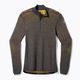 Smartwool Intraknit Thermal Merino Baselayer 1/4 anthrazit/honiggold thermisches Longsleeve für Herren 3