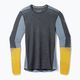 Smartwool Intraknit Thermal Merino Baselayer Colorblock Crew anthrazitfarbenes Thermo-Langarmshirt für Herren 3