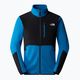 Herren-Trekking-Sweatshirt The North Face Glacier Pro FZ adriatisch blau/schwarz