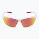 Nike Skylon Ace Herren-Sonnenbrille weiß/grau mit rotem Spiegel 3