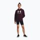 Training Sweatshirt Hoodie Damen Under Armour Rival Fleece Big Logo dark maroon/white 2