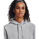 Under Armour Damen Rival Fleece Hoodie mod grau hell heather/weiß 4