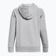 Under Armour Damen Rival Fleece Hoodie mod grau hell heather/weiß 6