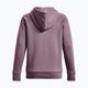 Training Sweatshirt Hoodie Damen Under Armour Rival Fleece Big Logo misty purple/white 6