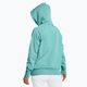 Under Armour Damen Rival Fleece Hoodie radial türkis/weiß 2