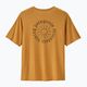 Herren Patagonia Cap Cool Daily Graphic Shirt Lands sprach Schablone/Kugelfisch Gold x-dye 3