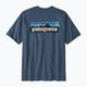Herren Patagonia P-6 Logo Responsibili-Tee Utility blau Trekking-T-Shirt 4