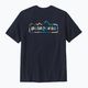 Herren Patagonia Einheit Fitz Responsibili T-Shirt neue Marine 3