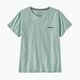 Damen-Trekking-T-Shirt Patagonia P-6 Logo Responsibili-Tee wispy grün 3