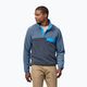 Trekking Sweatshirt Hoodie Herren Patagonia LW Synch Snap-T P/O smolder blue