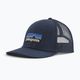 Patagonia P-6 Logo LoPro Trucker Kappe neue Marine