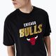 Herren New Era Team Script OS Tee Chicago Bulls schwarz 3