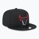 Neue Era Split Logo 9Fifty Chicago Bulls Kappe schwarz