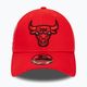Herren New Era Side Patch 9Forty Chicago Bulls Baseballkappe rot 2