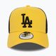 Herren New Era Liga wesentliche Trucker Los Angeles Dodgers gelb Baseballkappe 2