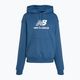 Damen New Balance French Terry Stacked Logo Hoodie blueagat 5