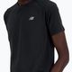Herren New Balance Athletics Nahtloses schwarzes T-Shirt 5