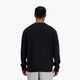Men's New Balance Stacked Logo French Terry Crew Sweatshirt schwarz 3