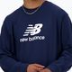 Herren New Balance Stacked Logo French Terry Crew nb navy Sweatshirt 4