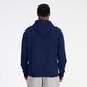 Herren New Balance Stacked Logo French Terry Hoodie navy 2