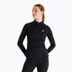 Damen New Balance Leichtathletik Hitze Grid 1/2 Zip schwarz laufen Longsleeve