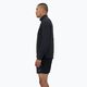 Herren New Balance Leichtathletik Hitze Grid 1/2 Zip laufen Longsleeve schwarz 4