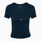 Nike Sportswear Chill Strick-T-Shirt für Frauen Marineblau/Segel