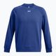 Herren Under Armour Rival Fleece Crew tech blau/weiß Sweatshirt