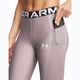 Under Armour HeatGear Rib tetra grau/weiß Damen Trainingsleggings 4