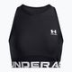 Under Armour Heat Gear Rib Tank schwarz/schwarz/weiß Damen Trainingstop