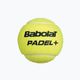 BABOLAT BALL PADEL + X3 3 Paddel Bälle gelb 122370