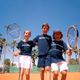 Kinder-Tennisshirt Tecnifibre Team Cotton Tee marine 3
