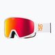 Snowboardbrille für Frauen ROXY Feenity Color Luxe 2021 bright white/sonar ml revo red 5
