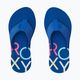 Damen-Flip-Flops ROXY Coastin Print 2021 bacha blue 3