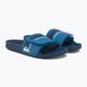 Herren-Flip-Flops Quiksilver Rivi Slide Adjust blue/blue/green 4