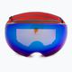 Quiksilver Greenwood S3 majolica blau / clux rot mi Snowboardbrille 3