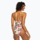 Damen-Badeanzug ROXY Printed Beach Classics Lace UP anthrazit palm song s 4