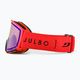 Julbo Quickshift Reactiv Polarisierte Skibrille rot/blinkend blau 4