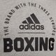 Herren adidas Boxing T-Shirt medium grau/schwarz 3