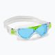 Aquasphere Vista transparent/hellgrün/blaue Kinderschwimmmaske MS5630031LB 6