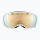 Skibrille Alpina Estetica Q-Lite pearlwhite gloss/mandarin sph 7