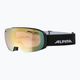 Skibrille Alpina Granby QV black matt/gold sph 6